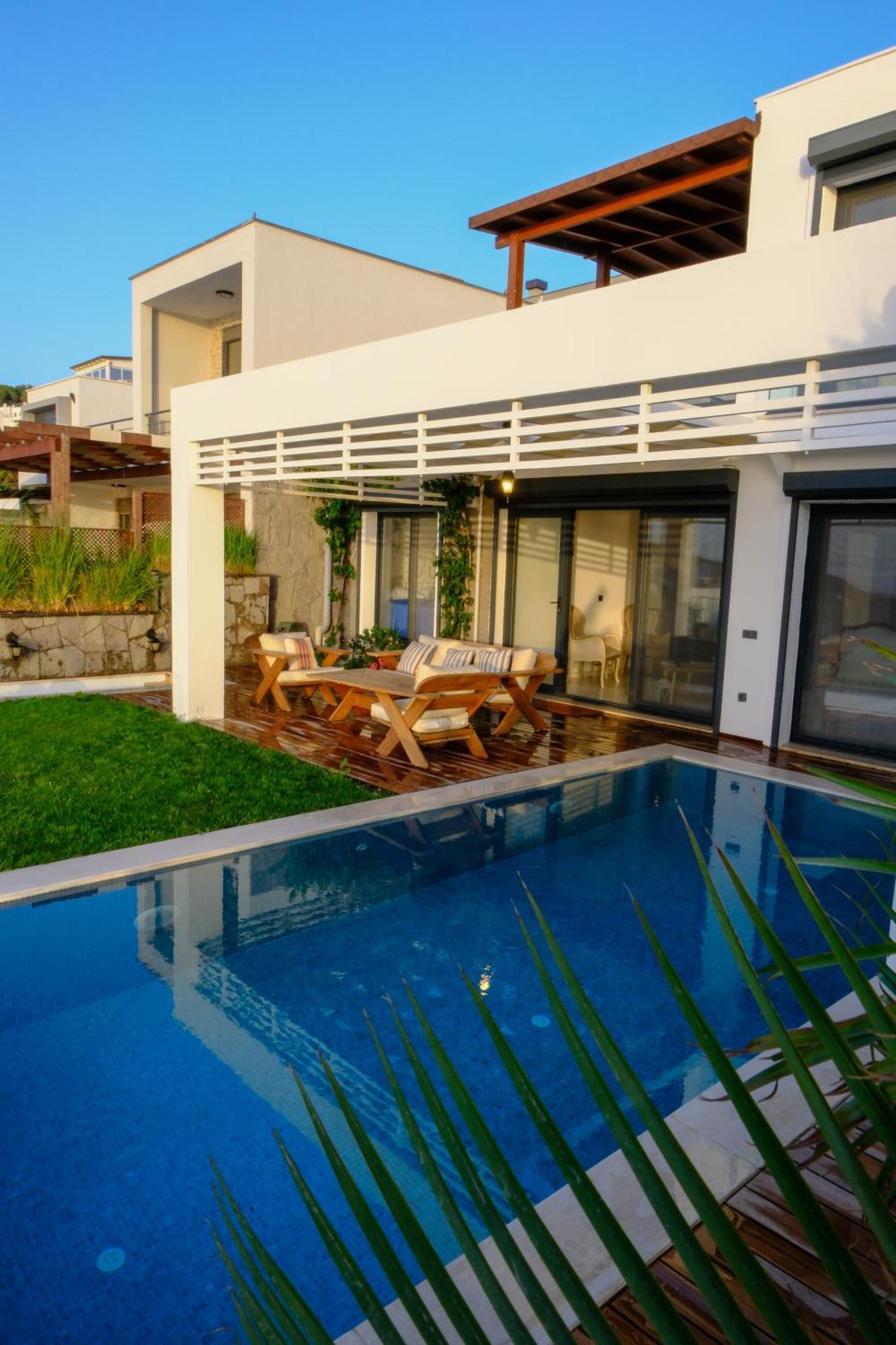 Villa Aleph-Kiralik Muestakil Havuzlu Luex Villa بودروم المظهر الخارجي الصورة